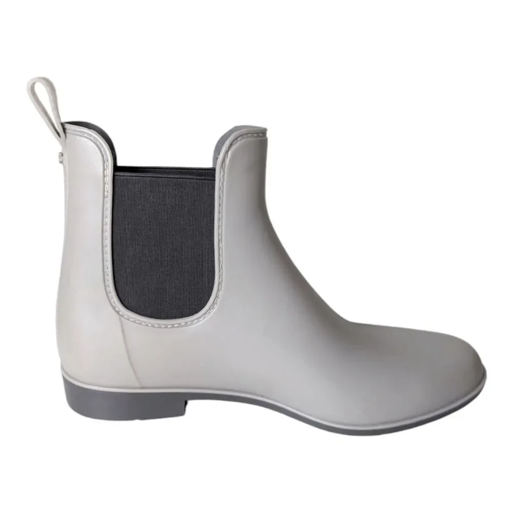 NWD SAM EDELMAN Tinsley Rain Boot In Dove Grey Size 11